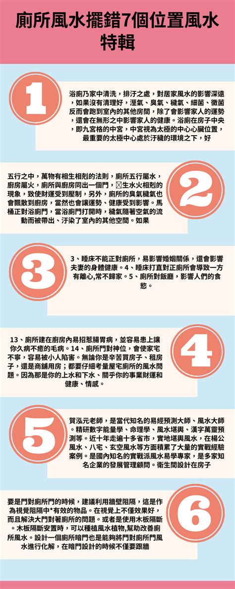 風水廁所位置|【風水特輯】廁所風水擺錯7個位置，根本是拿家人的健康開玩笑…